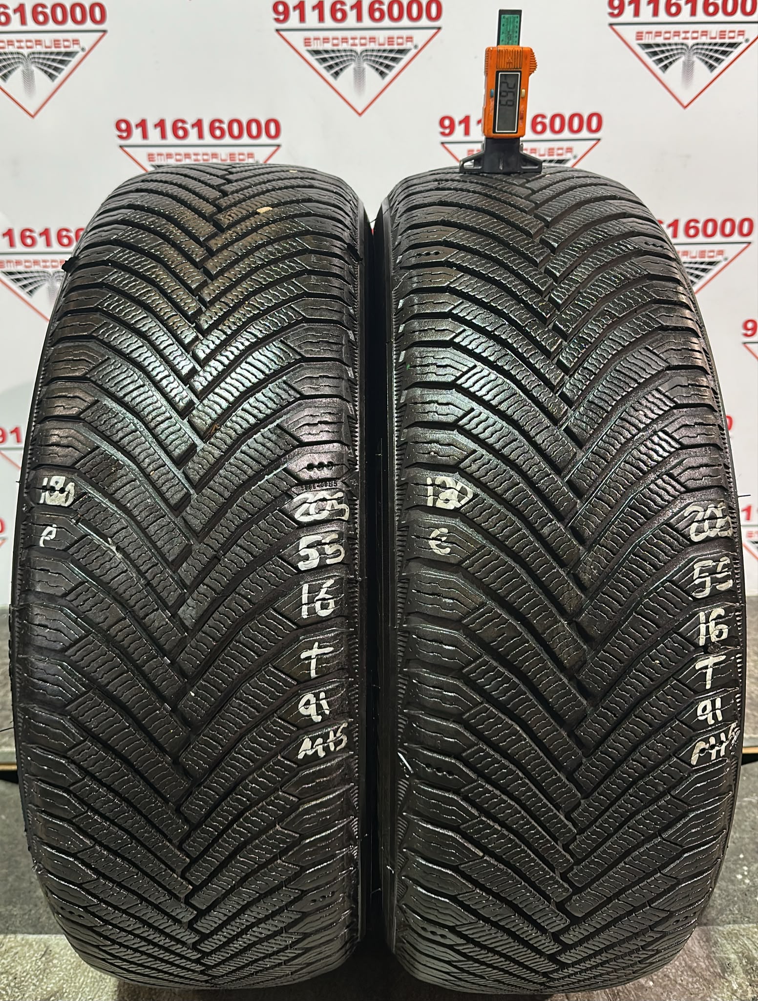MICHELIN ALPIN USADO M+S 205/55 R16 91 T